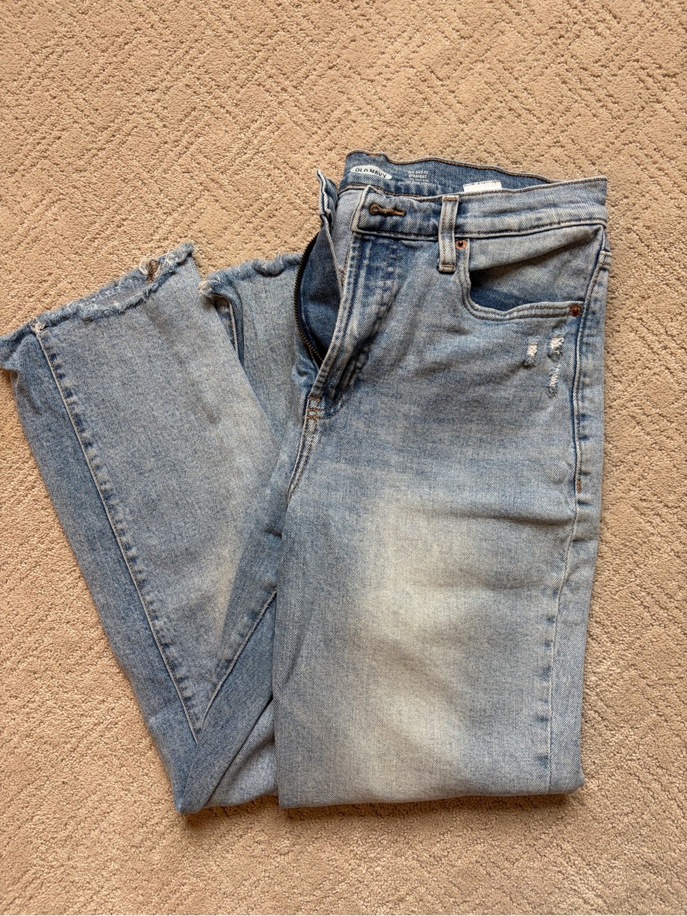 Old Navy Light Blue Straight Leg Jeans